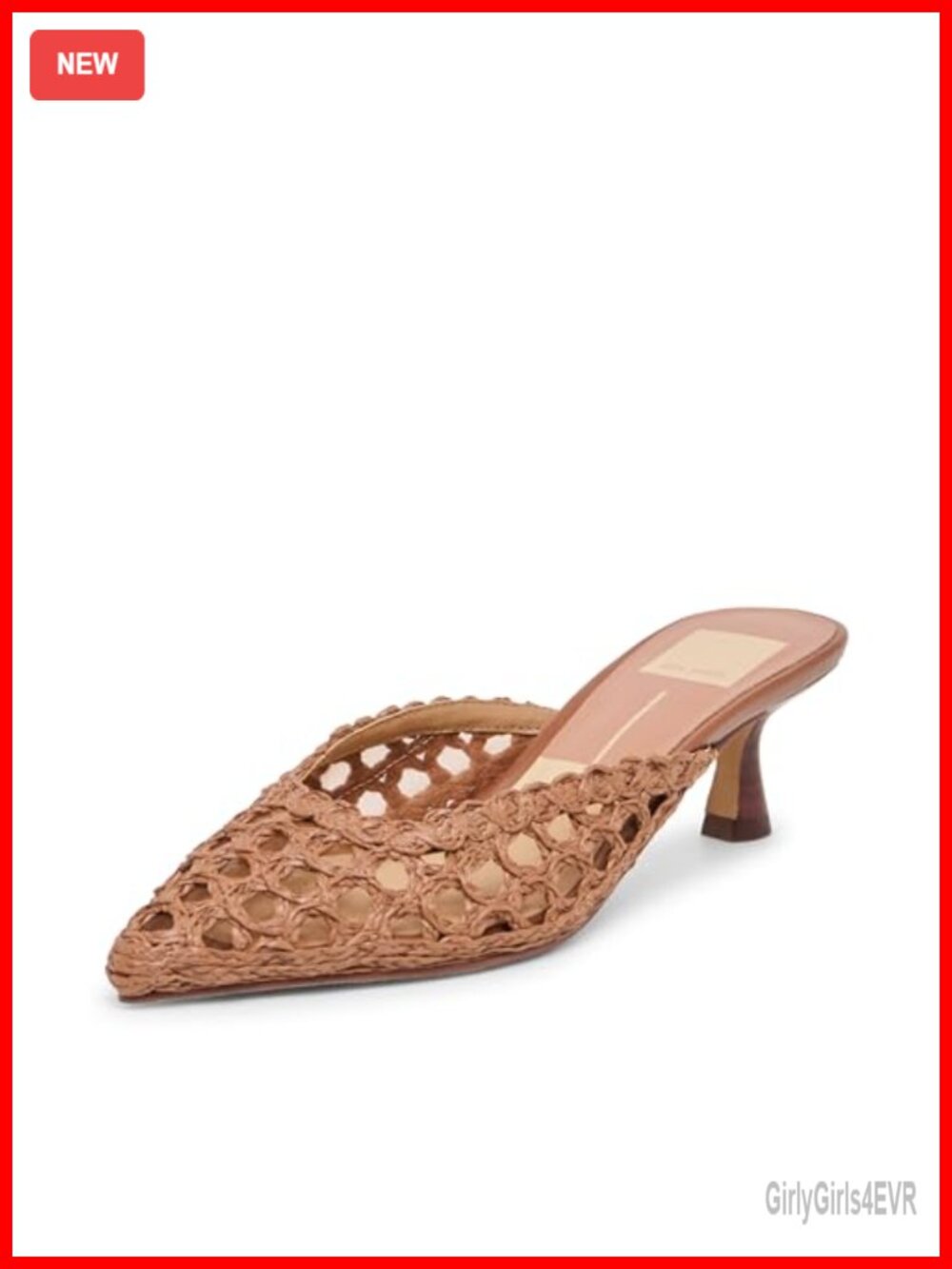Kitten Heel Closed Toe Linen Pull-On Pump for Casual Spring Summer